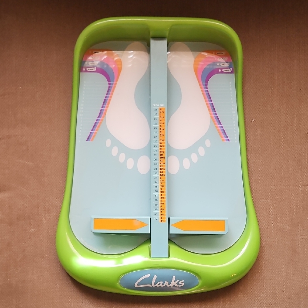 Clarks Vibrant Green Foot Measuring Tool